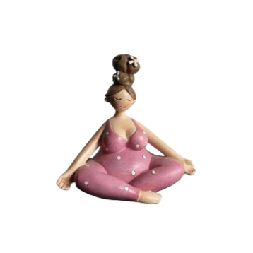 Yoga Lady sitzend klein